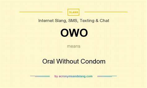OWO - Oral without condom Whore Outes